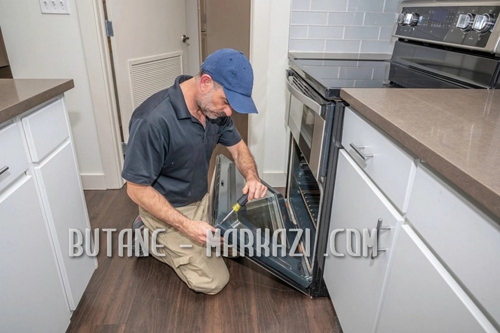 تعویض شیشه درب مایکروفر بوتان